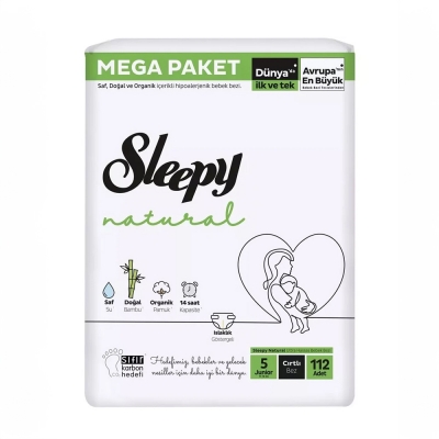 Sleepy Natural Bebek Bezi Junıor 5 Numara 112 Adet